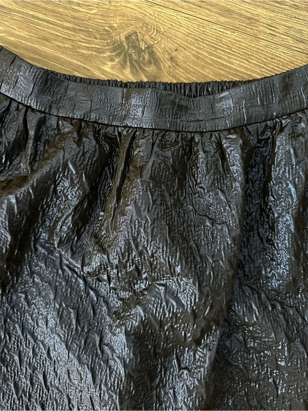 Maeve Navy Brocade Full Mini Skirt - Picture 3 of 4